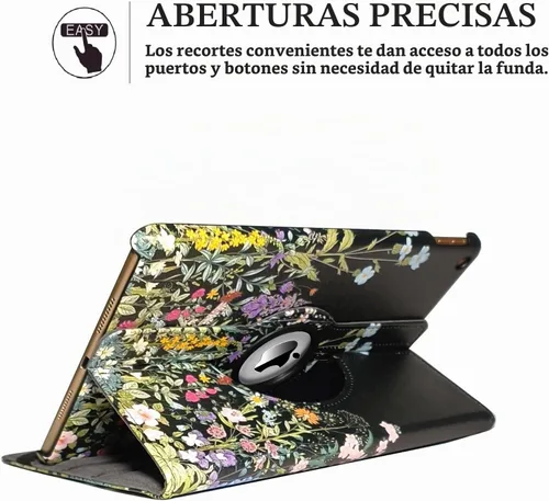 Vista 4 de Funda Inteligente con Soporte Giratorio 360 para iPad Air (3ª generación) 10.5" y iPad Pro 10.5" - Función de Activación/Suspensión Automática Black