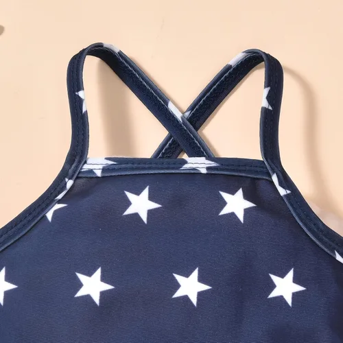 Vista 4 de Aalizzwell Traje de baño ajustable de una pieza para bebé niña