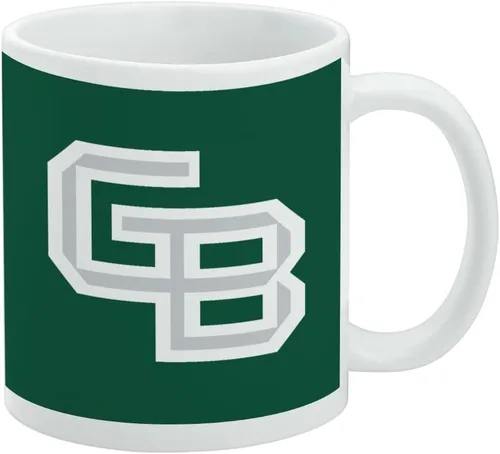 Vista 178 de Taza de cerámica con el logotipo principal de la Universidad Rider, taza de regalo novedosa para café, té y bebidas calientes, 11oz, blanca