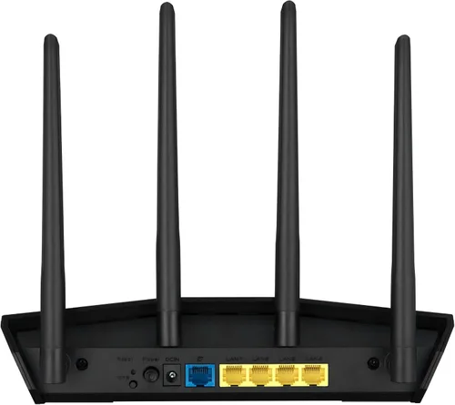 Vista 11 de [Usado] ASUS Router AX3000 WiFi 6 (RT-AX57) - Router de Internet inalámbrico Gigabit de doble banda, juegos y transmisión, compatible con AiMesh