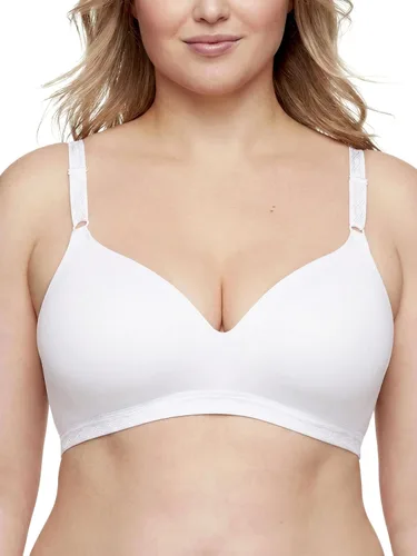 Vista 14 de Warner's Cloud 9® 1269 - Brasier cómodo sin aros para mujer, supersuave y ligeramente forrado Estampado Floral Azul Bebé