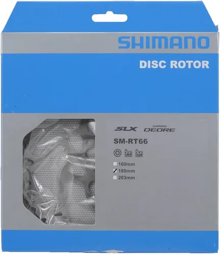 Vista 3 de Shimano SM-RT66 SLX Rotor de freno de disco de 6 pernos (180 mm)