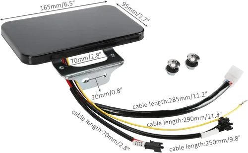 Vista 7 de Controlador de motor sin escobillas de 36V/48V/52V/60V/72V/84V 40A-50A 1000W-2000W-2500W con panel de pantalla LCD para scooter eléctrico, bicicleta