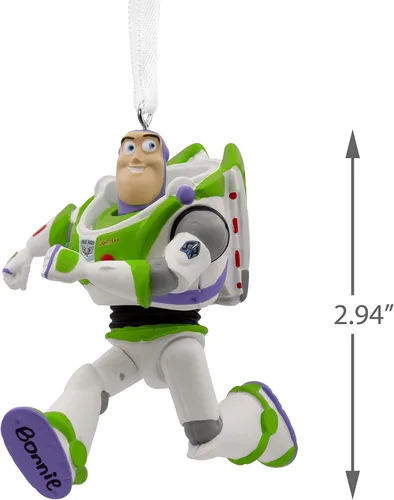Vista 4 de Hallmark Adornos de Navidad, Disney/Pixar Toy Story Buzz Lightyear Ornamento