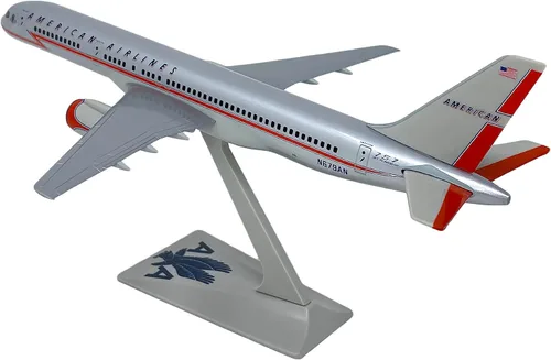Vista 3 de American 40th Anniversary 757-200 Escala 1:200 - Modelo de avión de plástico a presión - Réplica coleccionable de aviones American Airlines - Parte