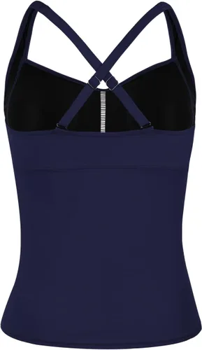 Vista 3 de Hilor Tankini para mujer, con control de abdomen, espalda cruzada, tankini