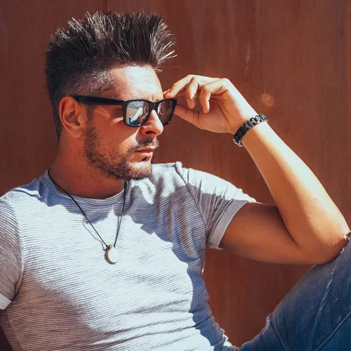 Vista 7 de Holizaly Cuban Link - Pulsera para hombre, joyería para hombre, cumpleaños, Navidad, aniversario, día de San Valentín, joyería para hombre, marido