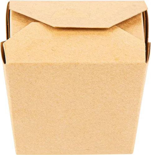 Vista 9 de Restaurantware Bio Tek - Cajas chinas de 8 onzas para llevar, 25 cajas de comida a prueba de grasa, con bloqueo de pestañas, papel kraft