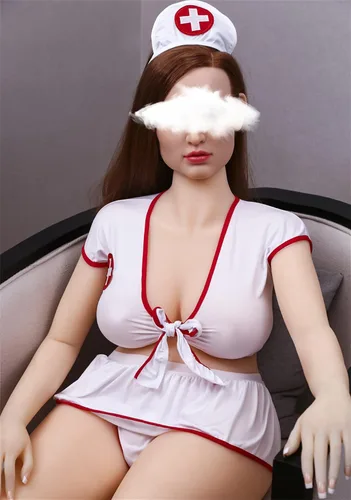 Vista 2 de SEXYTINE Disfraz de enfermera sexy ruiseñor travieso conjunto de lencería seductora para mujer con sombrero, brasier superior, vestido, tanga