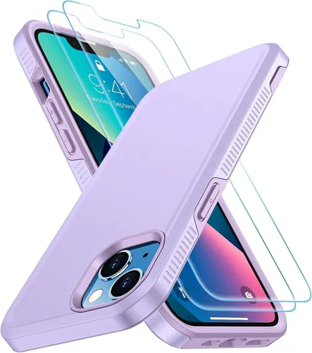 Vista 15 de SPIDERCASE Funda diseñada para iPhone 12/iPhone 12 Pro, protección contra caídas de grado militar de 10 pies, con 2 protectores de pantalla