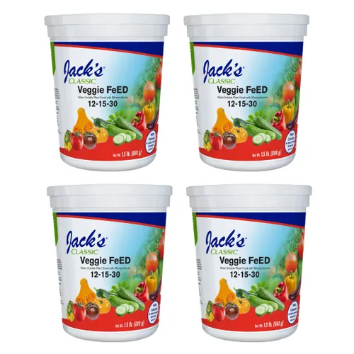 Vista 10 de Jack's Classic 12-15-30 Fertilizante soluble en agua para alimentos vegetales con micronutrientes, 1.5 libras, paquete de 2 – Crecimiento de plantas