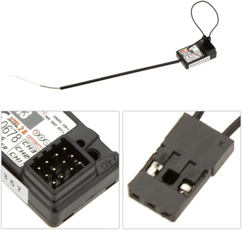Vista 6 de Flysky FS-A3 AFHDS2A 2.4G 3CH Receptor para GT2E GT2G Transmisor 2PCS