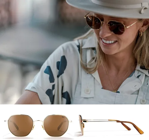Vista 2 de Zeal Optics Easterly Round Aviator Gafas de sol polarizadas