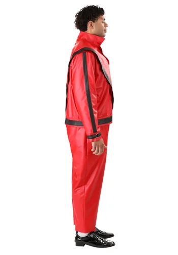 Vista 5 de Disfraz de Michael Jackson Thriller para Hombre Talla Plus Multicolor