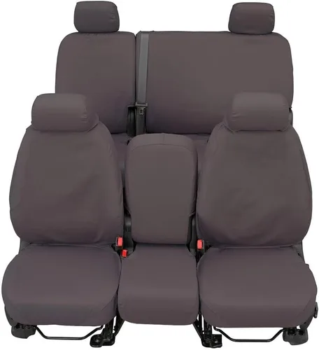 Vista 2 de Covercraft Fundas de asiento personalizadas de Polycotton SeatSaver Compatible con Ford F-150 2019-2020, F-250/F-350/F-450/F-550 2019-2022 1st