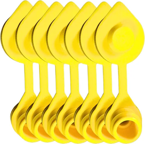 Vista 18 de 25 tapas de ventilación amarillas para bidones de gasolina de plástico y de metal, kit de ventilación para bidones de gasolina Blitz, tapas