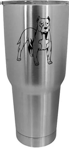Vista 476 de Cairn Terrier - Vaso grabado con temática de perro, 30 onzas