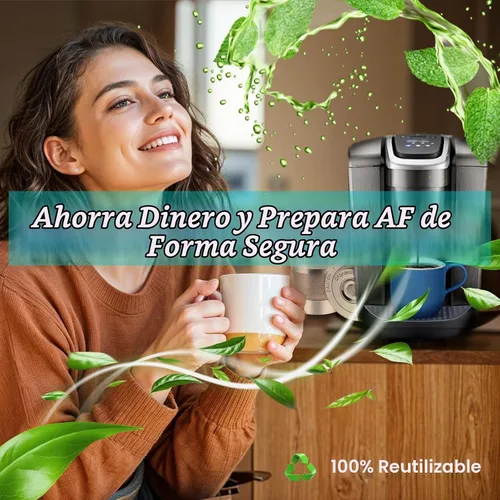 Vista 9 de CASABREWS Cápsulas de café reutilizables K Cup para cafeteras Keurig 1.0, 1