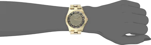 Vista 2 de Marc By Marc Jacobs MBM3206Esqueleto Gold-tone de la mujer pulsera de acero inoxidable reloj
