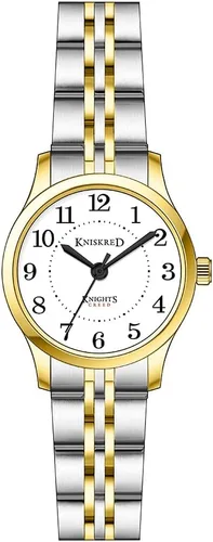 Vista 9 de Easy Reader Watch for Women with Solid Stainless Steel Band Ladies Dress Watch Water Resistant
