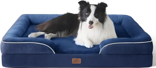 Vista 92 de Bedsure - Cama para gatos de interior, sofá cama lavable para perros muy pequeños, espuma de soporte con funda extraíble y lavable, forro Gris
