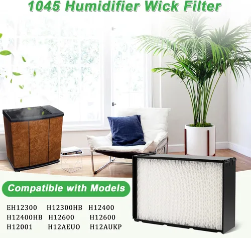 Vista 2 de 1045 Super Wick - Filtro humidificador de repuesto compatible con 1045 Air-care Essick Humidificador
