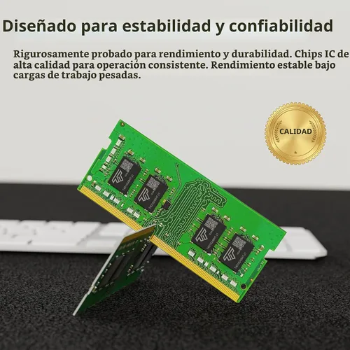 Vista 4 de Timetec Premium 8GB DDR4 2400MHz (DDR4-2400) PC4-19200 (PC4-2400T) sin ECC sin búfer 1.2V CL17 1Rx8 de rango único 260 pines SODIMM, módulo