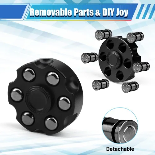 Vista 4 de Juguete giratorio deformable para niños y adultos, dispositivo de mano de metal para aliviar el estrés, suministros de regalo de fiesta