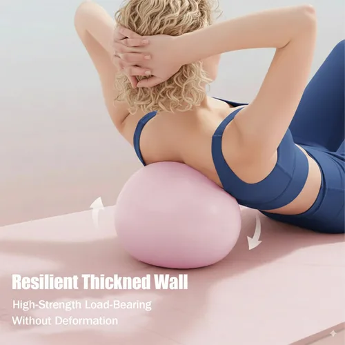 Vista 3 de Pelota de ejercicio pequeña de 9 pulgadas, mini pelota de pilates antideslizante para estabilidad, fitness, estiramiento y entrenamiento de fuerza