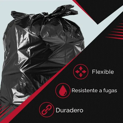 Vista 8 de Tasker Bolsas de basura de 55 galones resistentes, extra grandes