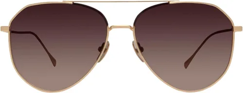 Vista 6 de DIFF Dash Designer - Gafas de sol de aviador de gran tamaño para mujer, protección UV400