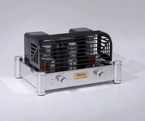 Vista 5 de Amplificador de Tubo Estéreo de Audio Hi-Fi A10 EL34 Clase A de Extremo Único