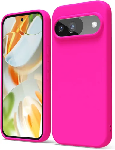 Vista 184 de oakxco para Google Pixel 6A Funda de teléfono de silicona líquida, diseño estético lindo y delgado para mujer y niña, cubierta de gel suave, lisa
