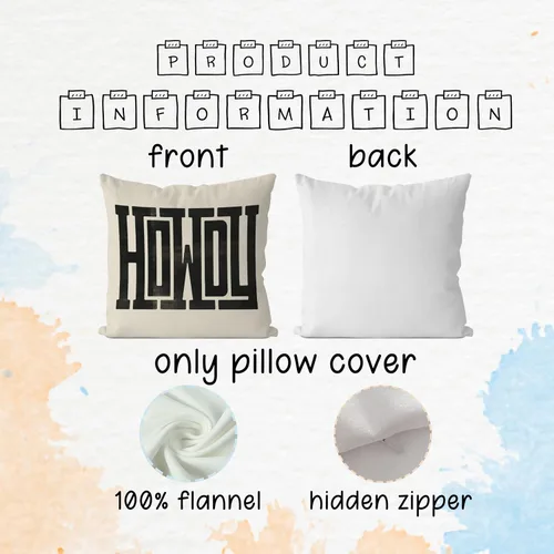 Vista 4 de IWXYI Fundas de almohada Howdy - Decoración occidental del hogar, 18 x 18, estilos suroeste y rancho