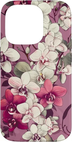 Vista 17 de Orchid Flowers Purple Pink Floral Case for iPhone 17