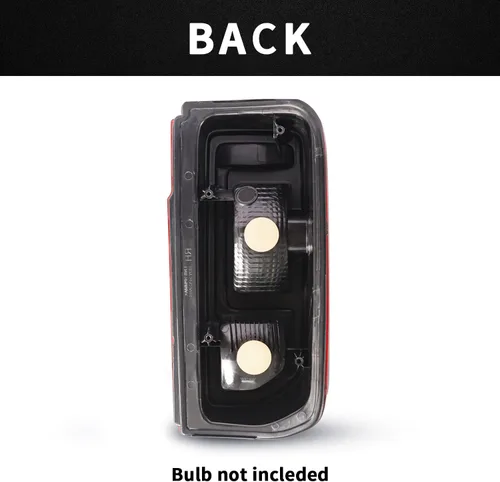 Vista 3 de Luz trasera lateral del conductor compatible con Ford Bronco 2021-2025 Modelo halógeno de estilo de fábrica OE (sin bombilla)
