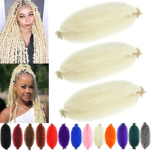 Vista 16 de Trenzas Afro Twist de 12 pulgadas - Cabello trenzado al crochet estilo Afro (12 pulgadas (Paquete de 3), 30#)