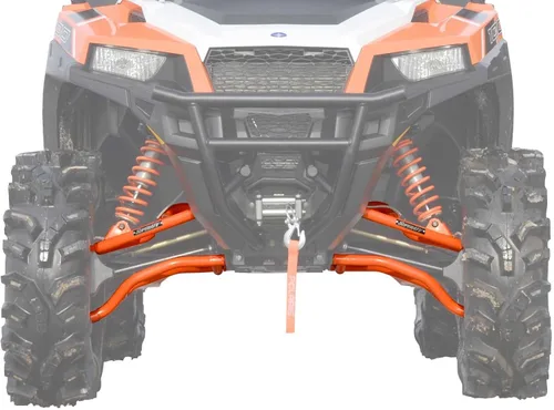 Vista 9 de SuperATV - Brazos en A arqueados resistentes para Polaris General 1000 (2016) - 1.5" de desplazamiento - Negro