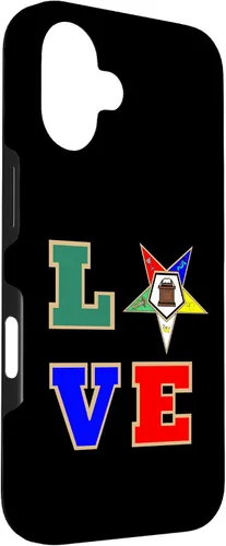 Vista 3 de OES Love Sister Order of the Eastern Star Parents' Christmas Case for iPhone 16