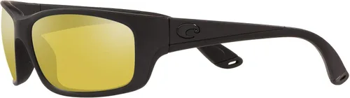 Vista 3 de Costa Del Mar Gafas de sol rectangulares Jose para hombre Marco negroámbar 580p