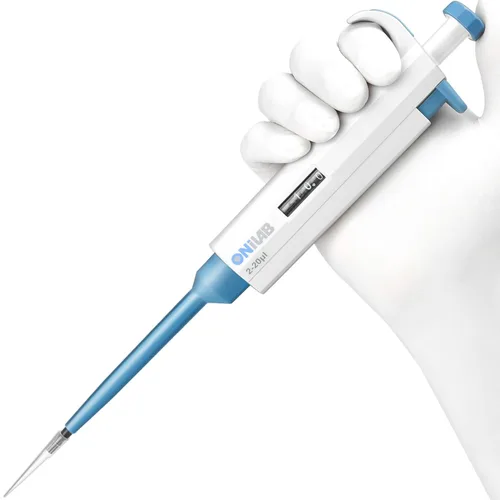 Vista 9 de ONiLAB Micropipeta de laboratorio, pipetas de canal único de volumen ajustable, 0.1-2.5ul