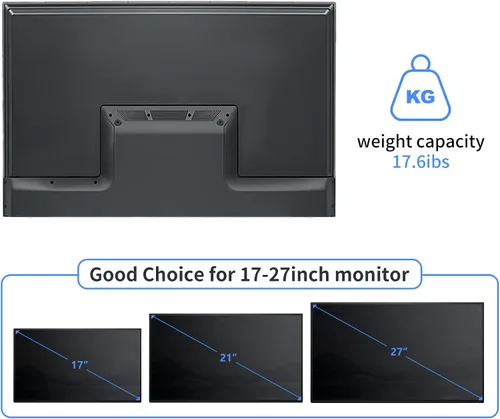 Vista 4 de Pholiten Kit de Adaptador de Soporte de Brazo de Monitor de Montaje VESA para Pantalla de 13 a 27 Pulgadas, 75mm o 100mm VESA