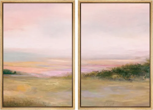 Vista 73 de SIGNWIN Lienzo enmarcado para pared, juego de arte con anillos de árbol de bosque grunge en blanco y negro, ilustraciones de naturaleza silvestre