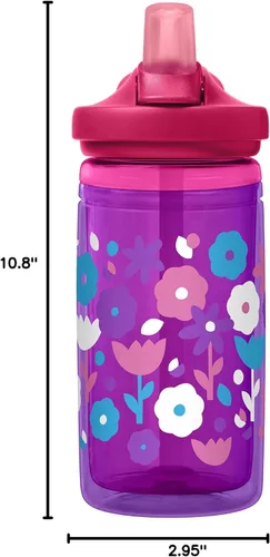 Vista 10 de CamelBak Eddy + Botella aislada sin BPA para niños, 14 oz