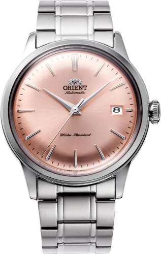 Vista 5 de Orient Bambino Version 7 Stainless Steel Unisex Automatic Dress Watch Negro