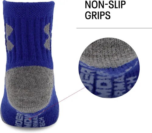 Vista 3 de Under Armour Boys' Multi Pack Quarter Sock