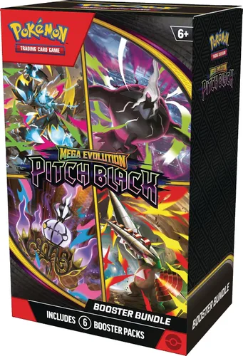 Vista 2 de Pokémon TCG: Mega Evolution—Paquete de refuerzo de tono negro