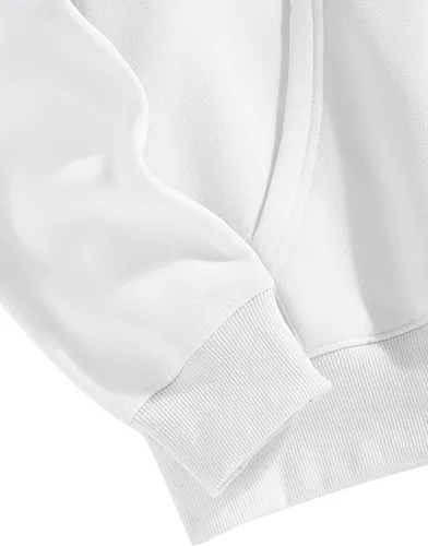Vista 5 de ZAFUL Sudadera con capucha con cordón para hombre, unisex, de manga larga, sin botones, casual