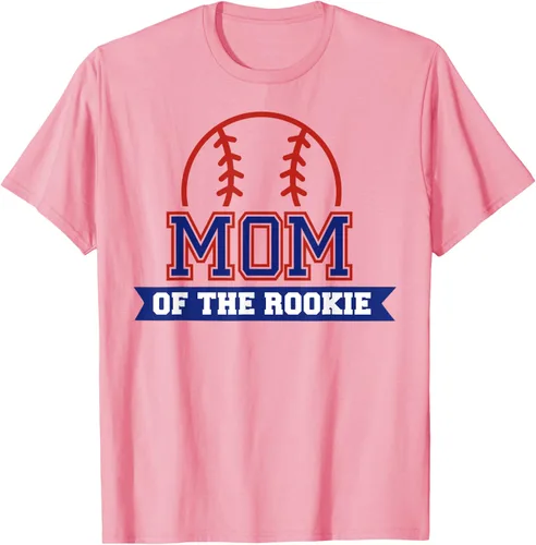 Vista 86 de Mom of Rookie - Camiseta de béisbol para primer cumpleaños, Blanco
