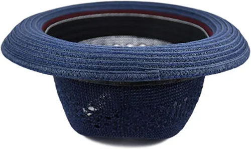 Vista 3 de Sombrero de ala corta estilo cubano Fedora para hombre